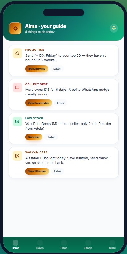 Alma — your daily guide